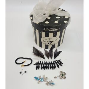 Madame Alexander 21" Cissy Doll Accessories Rare Jewelry & Hatbox Set Bundle
